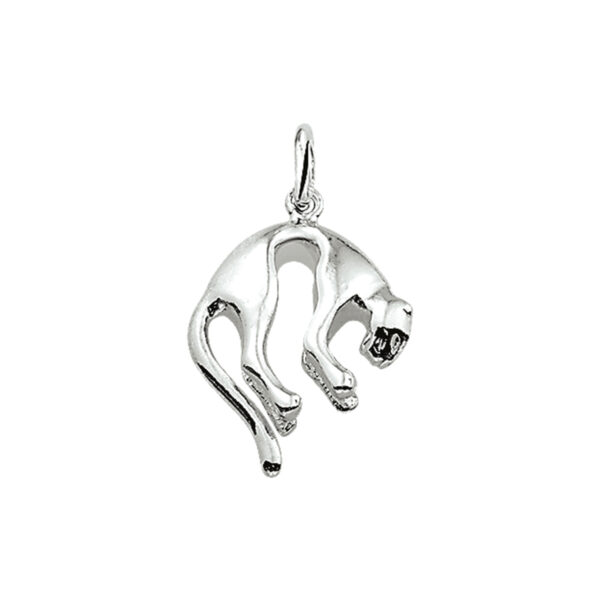 hanger panter zilver wit