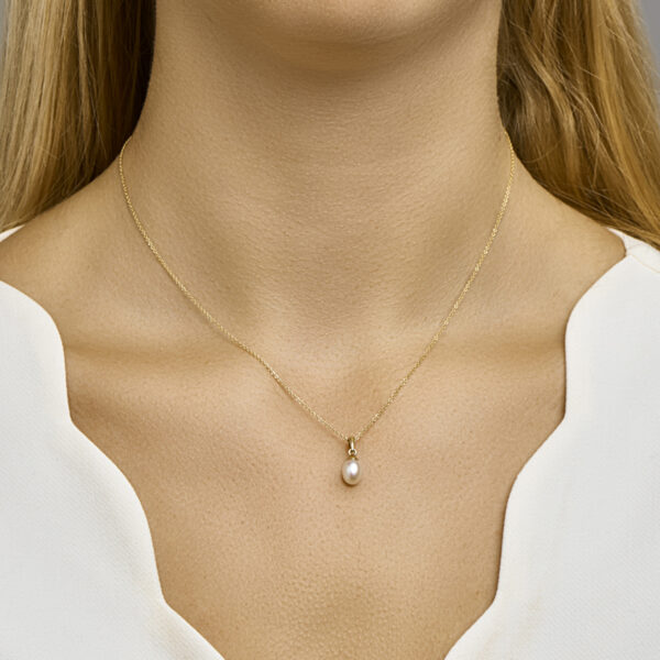 hanger parel 14K geelgoud - Afbeelding 2