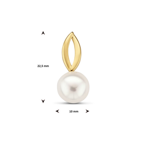 hanger parel 14K geelgoud - Afbeelding 4