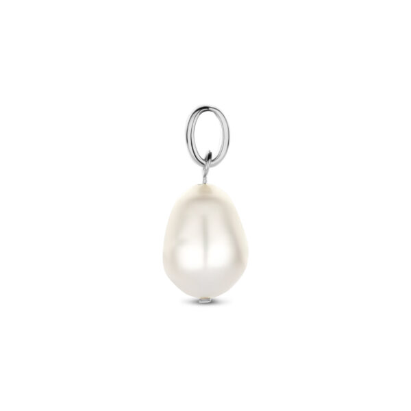 hanger parel 20 mm zilver gerhodineerd - Afbeelding 3
