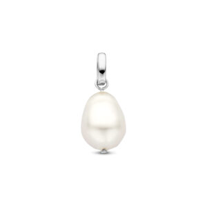 hanger parel 20 mm zilver gerhodineerd