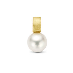 hanger parel gescratcht 14K geelgoud