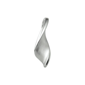 hanger poli/mat zilver gerhodineerd