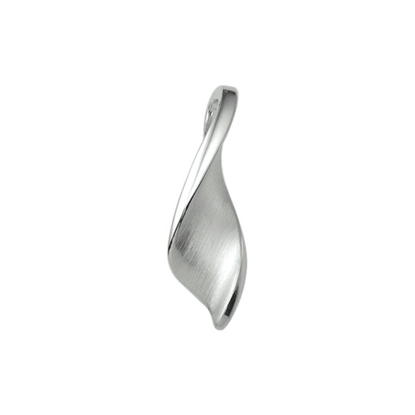hanger poli/mat zilver gerhodineerd