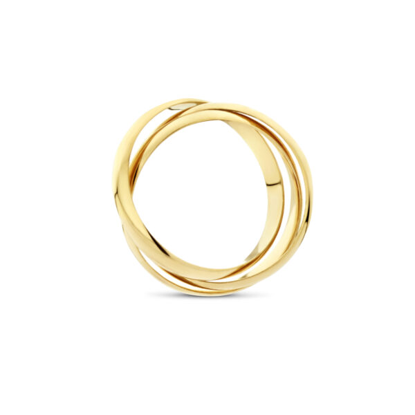 hanger ringetjes 14K geelgoud - Afbeelding 3