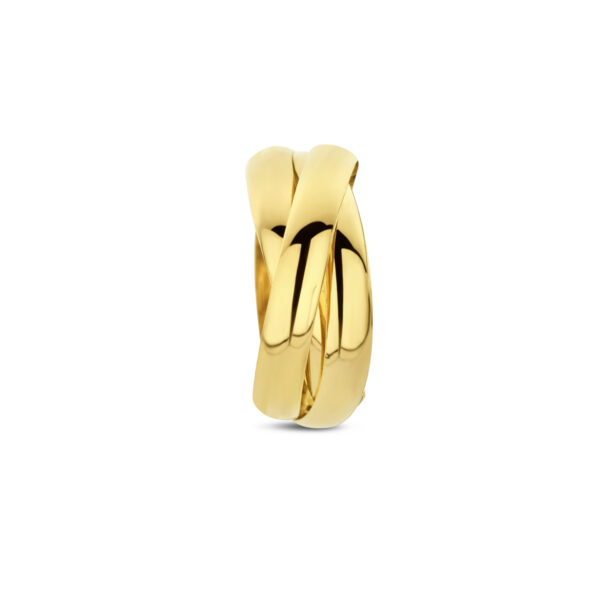 hanger ringetjes 14K geelgoud