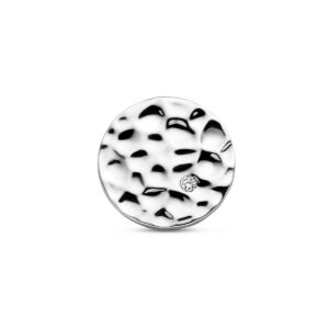 hanger rond diamant 0.02ct j p1 zilver gerhodineerd