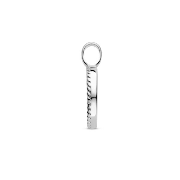 hanger rondje synth. malachiet edelstaal - Afbeelding 3