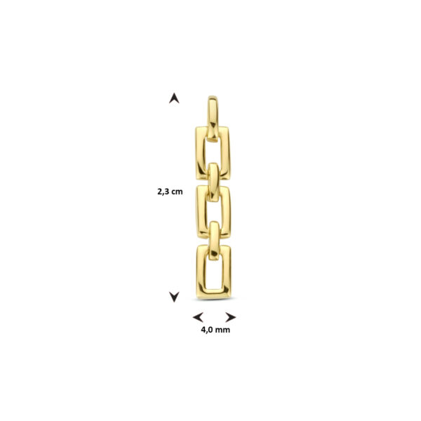 hanger schakel 14K geelgoud - Afbeelding 4