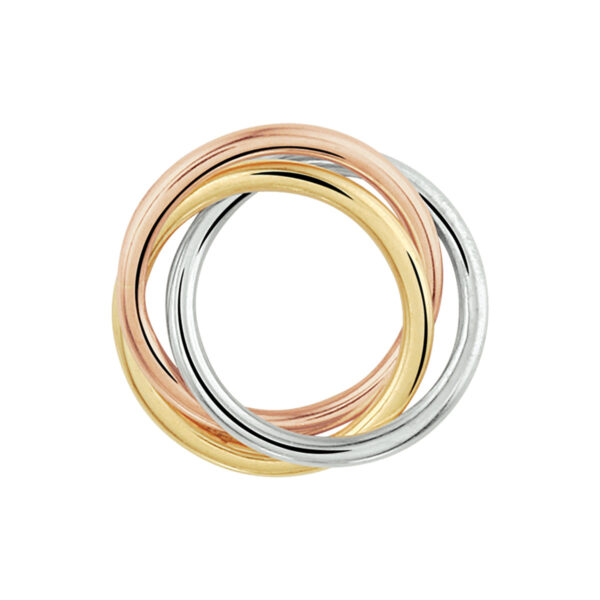hanger tricolor 14K tricolor goud