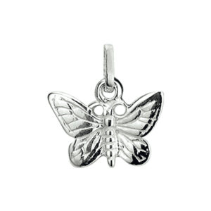 hanger vlinder zilver wit