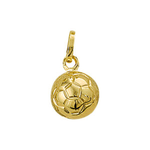 hanger voetbal 14K geelgoud