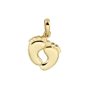 hanger voetjes 14K geelgoud