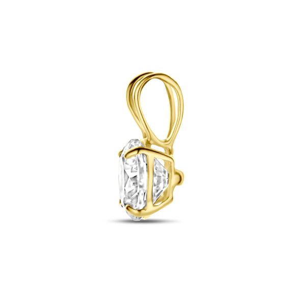 hanger zirkonia 14K geelgoud - Afbeelding 3