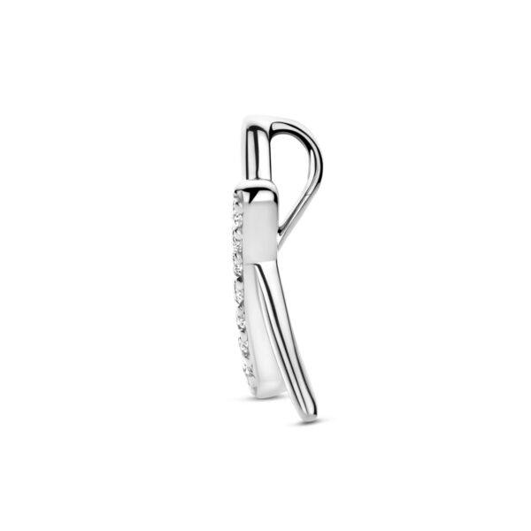 hanger zirkonia 15 mm zilver gerhodineerd - Afbeelding 3