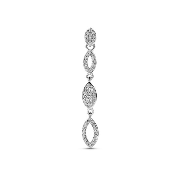 hanger zirkonia 37 mm zilver gerhodineerd