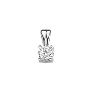 hanger zirkonia 9 mm zilver gerhodineerd
