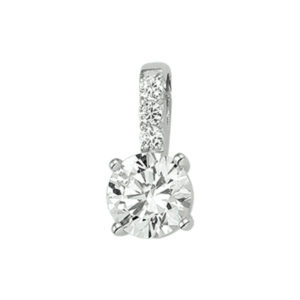 hanger zirkonia zilver gerhodineerd