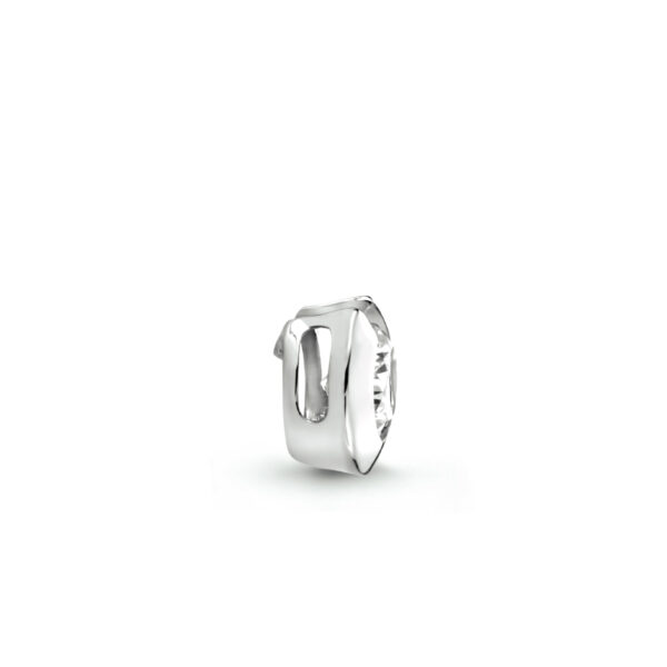 hanger zirkonia zilver gerhodineerd - Afbeelding 3