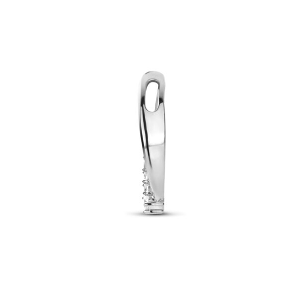 hanger zirkonia zilver gerhodineerd - Afbeelding 3