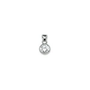 hanger zirkonia zilver gerhodineerd