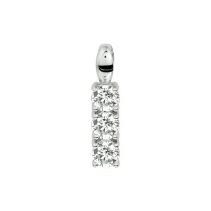 hanger zirkonia zilver gerhodineerd
