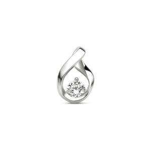 hanger zirkonia zilver gerhodineerd