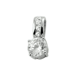 hanger zirkonia zilver gerhodineerd