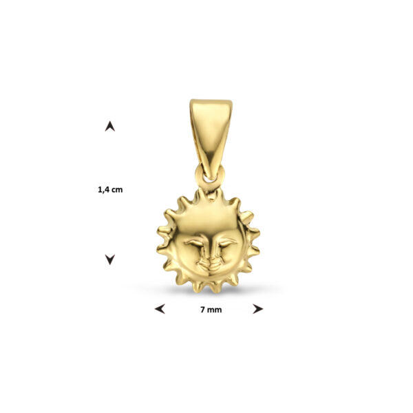 hanger zon 14K geelgoud - Afbeelding 4