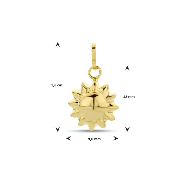 hanger zon 14K geelgoud - Afbeelding 4