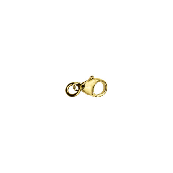 karabijnhaak 11 mm 14K geelgoud