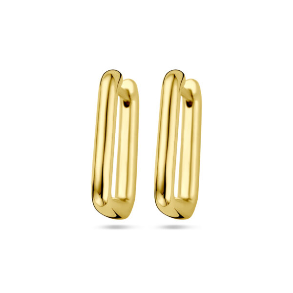 klapoorringen 1 micron zilver verguld (geel)