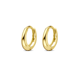 klapoorringen 10 mm 14K geelgoud