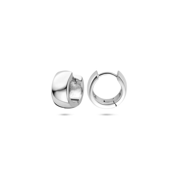 klapoorringen 10,5 mm zilver gerhodineerd - Afbeelding 3