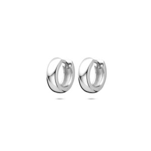 klapoorringen 10,5 mm zilver gerhodineerd