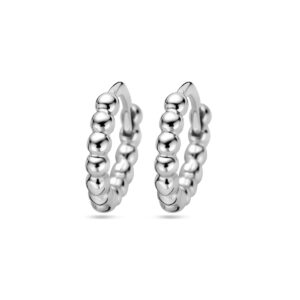 klapoorringen 11 mm zilver gerhodineerd