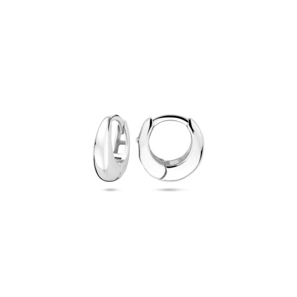 klapoorringen 11,5 mm zilver gerhodineerd - Afbeelding 3