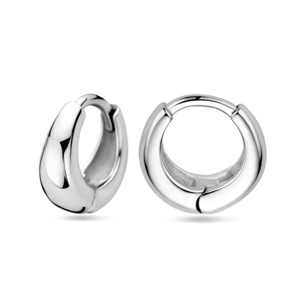 klapoorringen 11,5 mm zilver gerhodineerd - Afbeelding 3