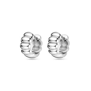 klapoorringen 11,5 mm zilver gerhodineerd
