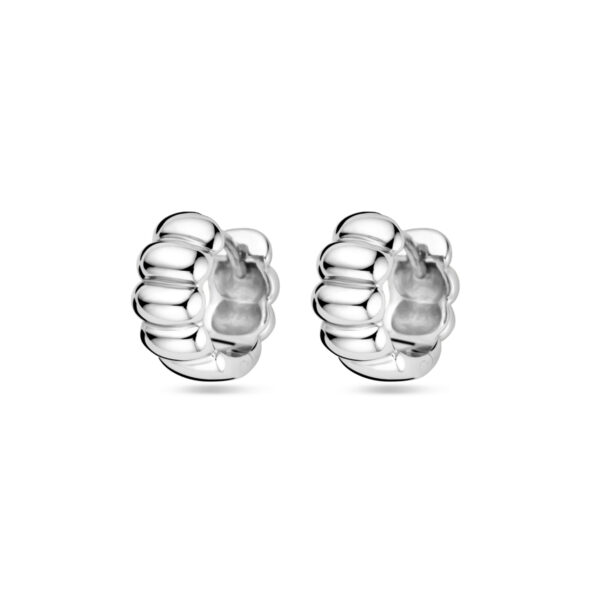 klapoorringen 11,5 mm zilver gerhodineerd