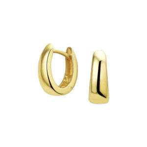 klapoorringen 12 mm 14K geelgoud