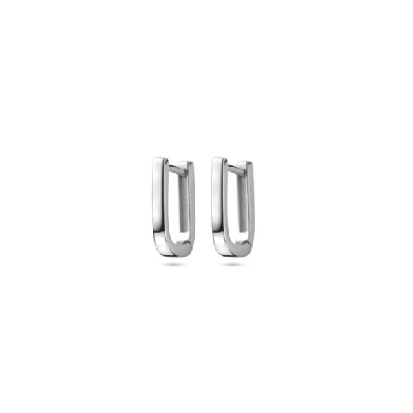 klapoorringen 12 mm zilver gerhodineerd
