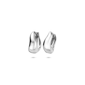 klapoorringen 12 mm zilver gerhodineerd