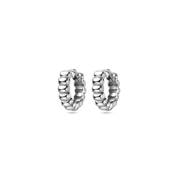 klapoorringen 12 mm zilver gerhodineerd