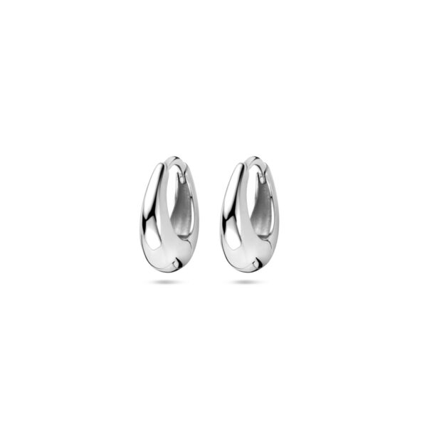 klapoorringen 13,5 mm zilver gerhodineerd