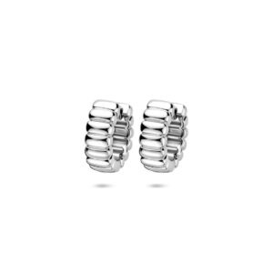 klapoorringen 14 mm zilver gerhodineerd