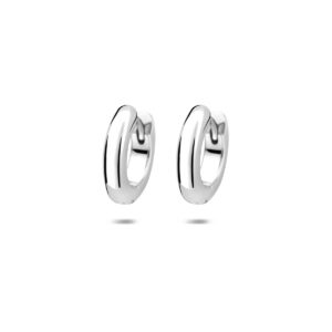 klapoorringen 14 mm zilver gerhodineerd