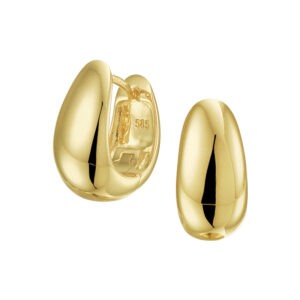 klapoorringen 14K geelgoud
