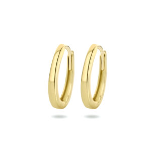 klapoorringen 14K geelgoud