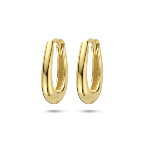 klapoorringen 14K geelgoud